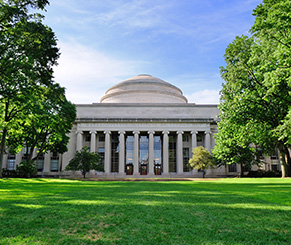 MIT campus building representing advanced cybersecurity solutions for state, local, and educational institutions.